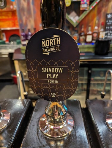 North Brewing co - Shadow Play Porter pump clip